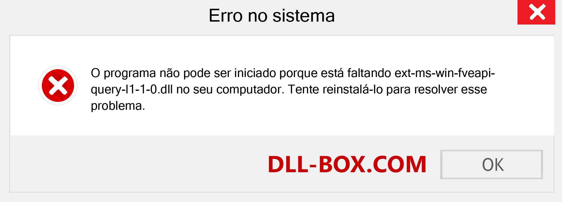 Arquivo ext-ms-win-fveapi-query-l1-1-0.dll ausente ?. Download para Windows 7, 8, 10 - Correção de erro ausente ext-ms-win-fveapi-query-l1-1-0 dll no Windows, fotos, imagens